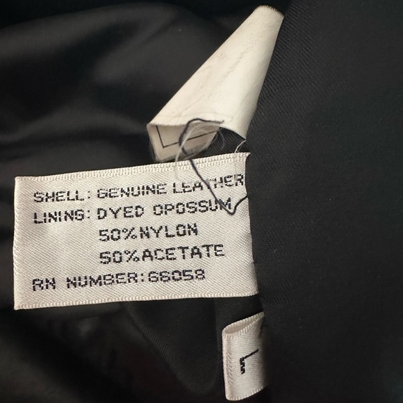 Mens leather and fur jacket - Picture 6 of 6